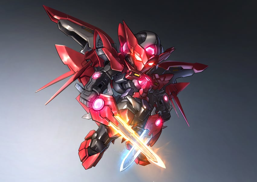 gundam exia dark matter (gundam and 2 more) drawn by zakuma