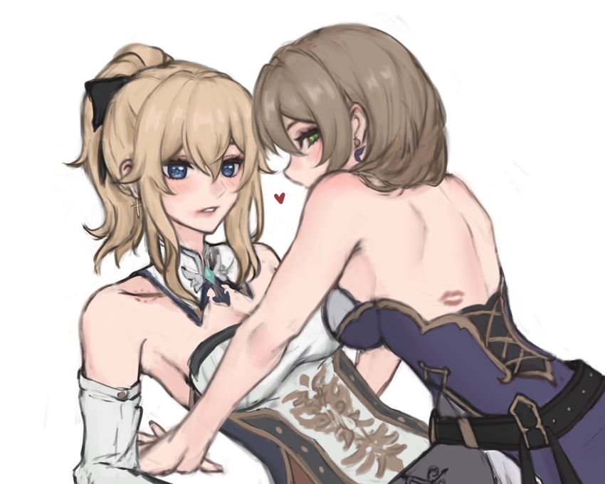 jean and lisa (genshin impact) drawn by a_ai_ri