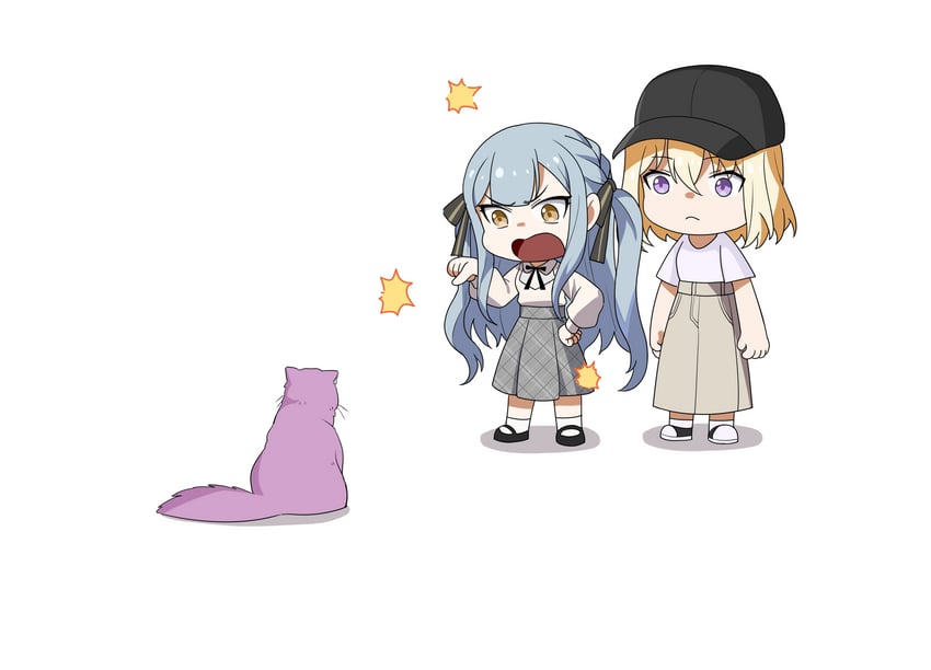 togawa sakiko, misumi uika, and yuutenji nyamu (bang dream! and 1 more) drawn by yzj21333