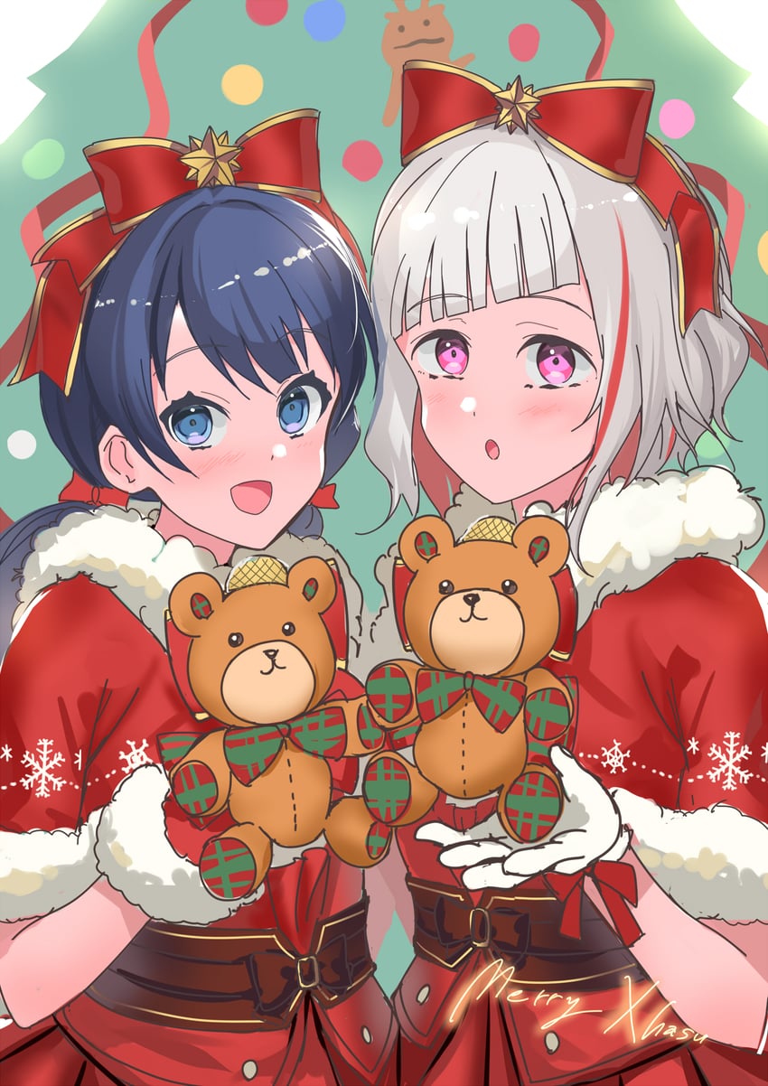 murano sayaka and yugiri tsuzuri (love live! and 1 more) drawn by jyon