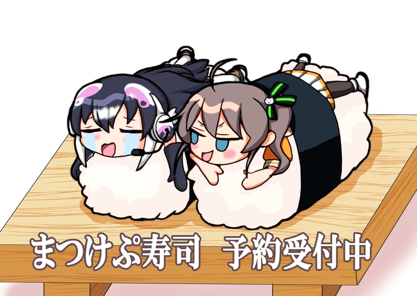 natsuiro matsuri and african penguin (hololive and 2 more) drawn by ylang_ilang