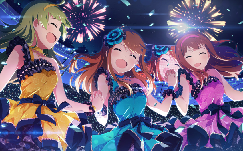tokoro megumi, tanaka kotoha, and shimabara elena (idolmaster and 1 more) drawn by narumi_nanami