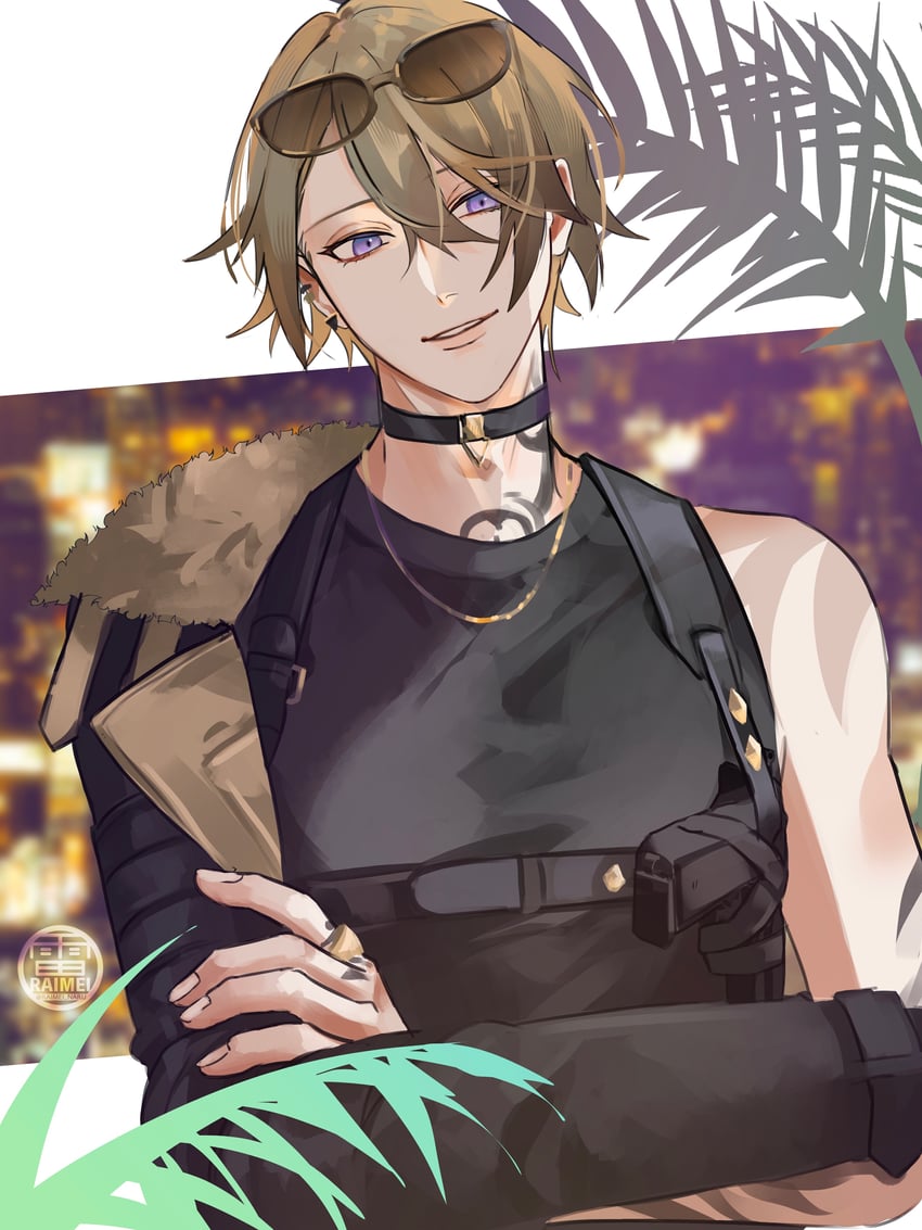 luca kaneshiro (nijisanji and 1 more) drawn by raimei_naru