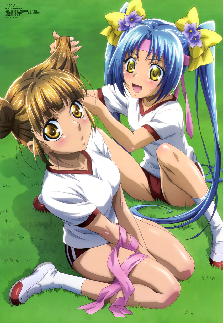 umikamome kotone and haruno tomoe (megami magazine and 1 more) drawn by ichikawa_yoshiyuki