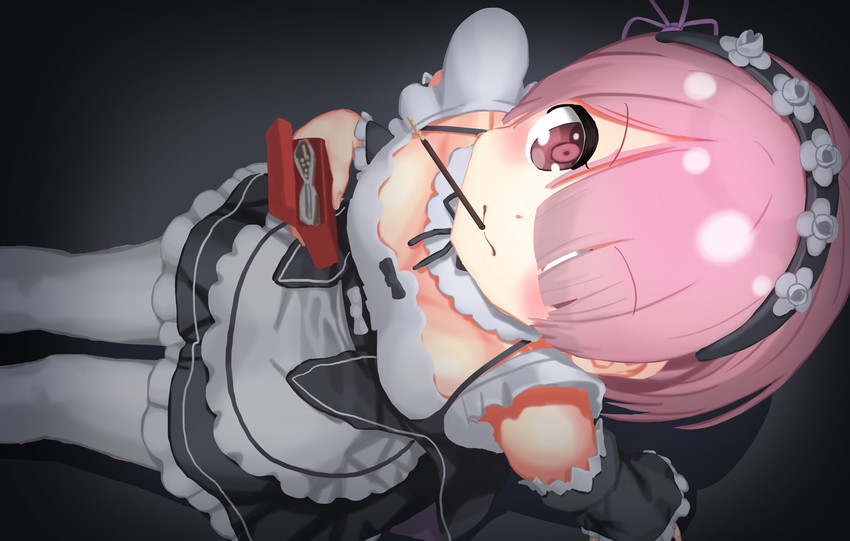 ram (re:zero kara hajimeru isekai seikatsu) drawn by koromo_take