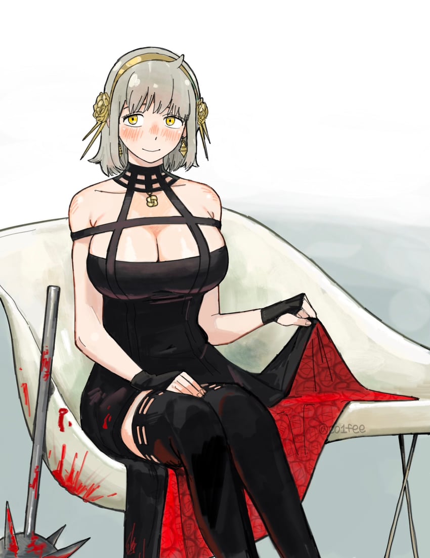 yor briar, falin touden, and hayami saori (spy x family and 1 more) drawn by co1fee