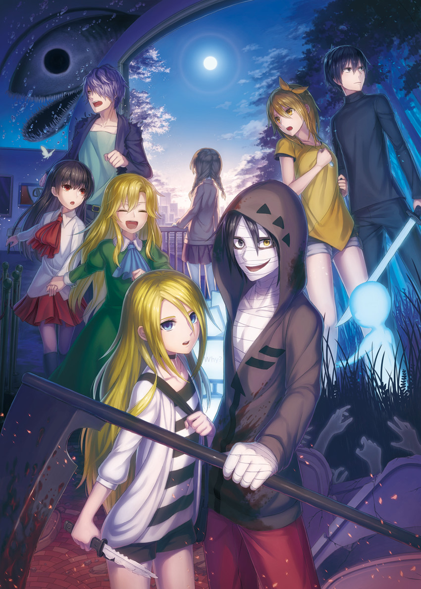 madotsuki, ib, mary, garry, rachel gardner, and 3 more (yume nikki and 3 more) drawn by nekotama_(artist)