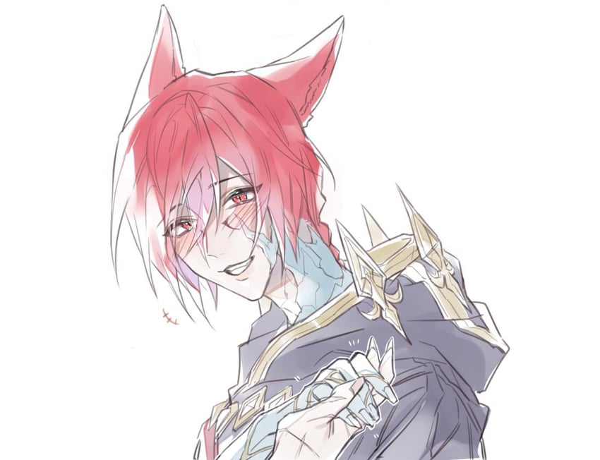 g'raha tia and crystal exarch (final fantasy and 1 more) drawn by tladpwl03