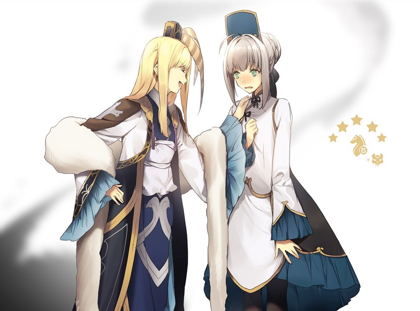 reines el-melloi archisorte, gray, and trimmau (fate and 1 more) drawn by no-kan