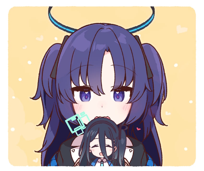 yuuka and aris (blue archive) drawn by yoru_nai