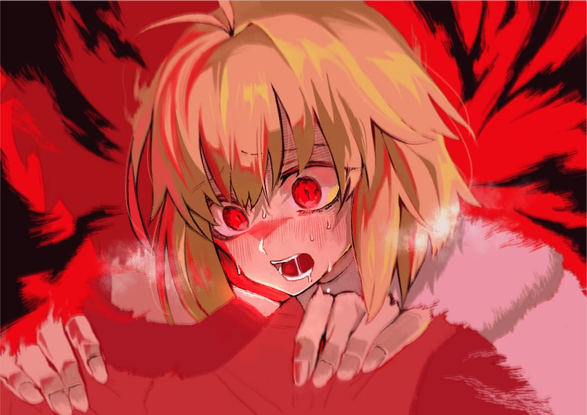 arcueid brunestud and tohno shiki (tsukihime) drawn by hashimoto_(soukidann2010)