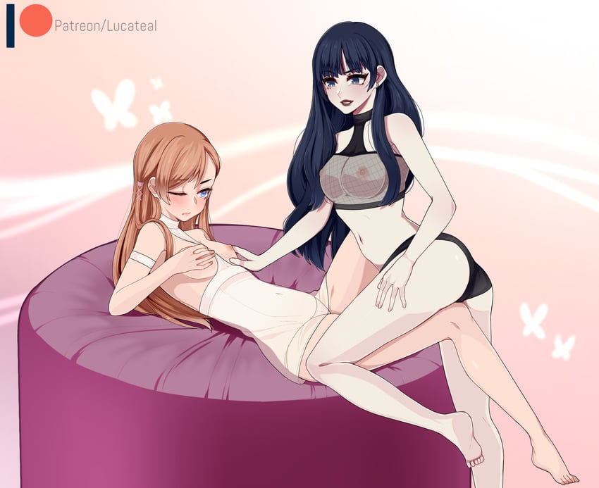 ryne waters and gaia (final fantasy and 1 more) drawn by lucateal