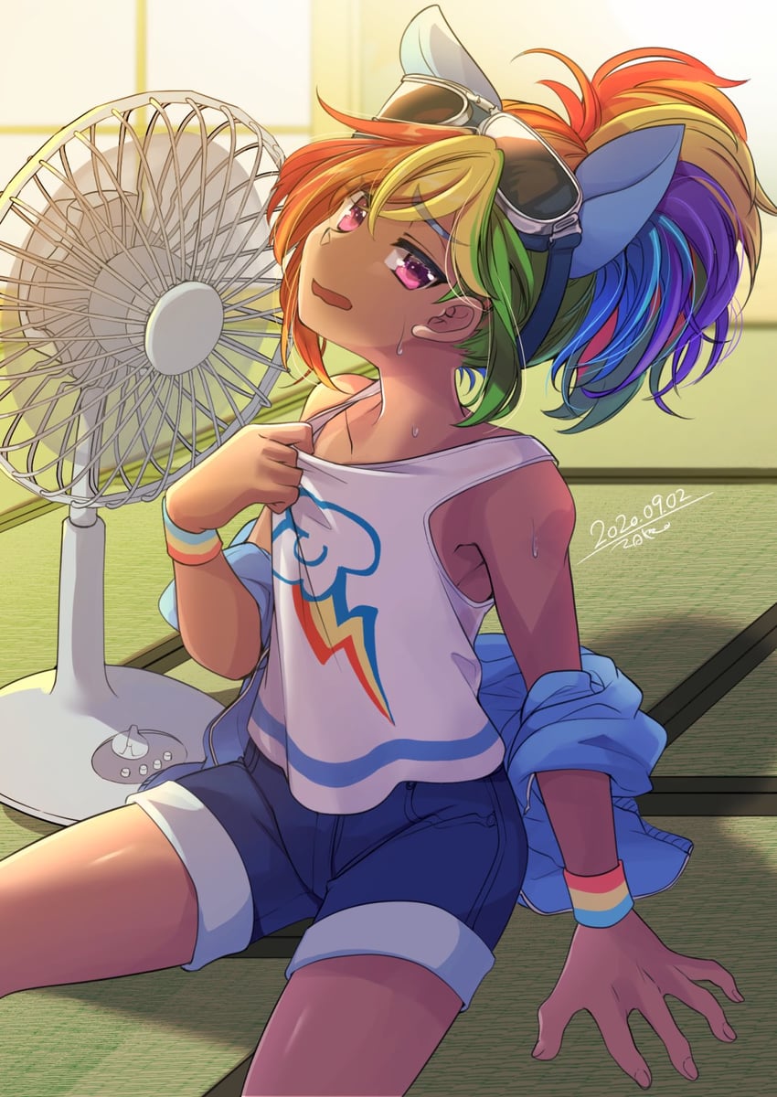 rainbow dash (my little pony and 2 more) drawn by zakro