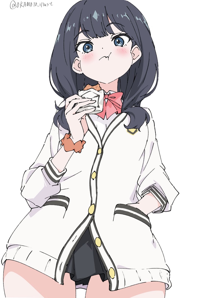 takarada rikka (gridman universe and 1 more) drawn by white_gorilla_(okamoto)