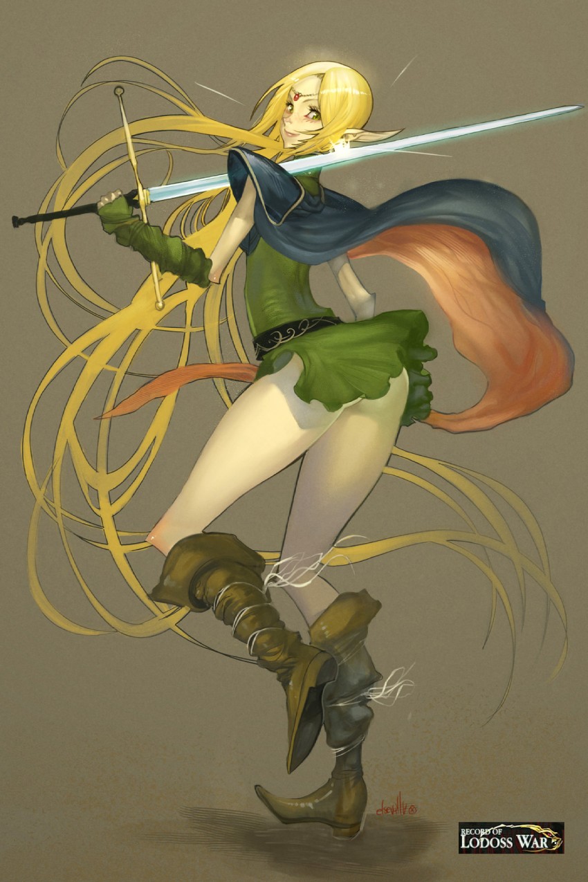 deedlit (record of lodoss war) drawn by elsevilla