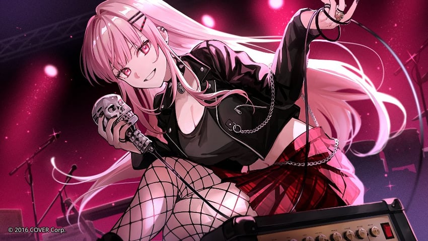 mori calliope (hololive and 1 more) drawn by hkina7