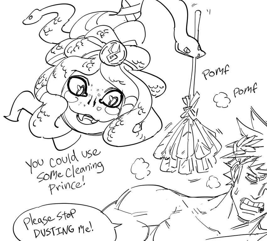 zagreus and dusa (hades and 1 more) drawn by bb_(baalbuddy)