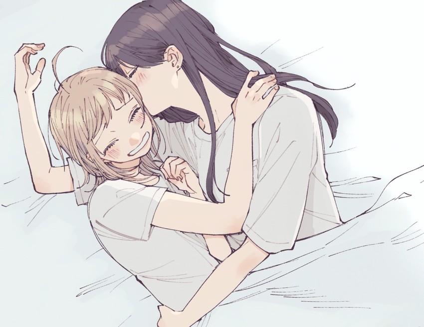 kazuki nanami and fujimura kaede (2dk g pen mezamashidokei) drawn by oosawa_yayoi