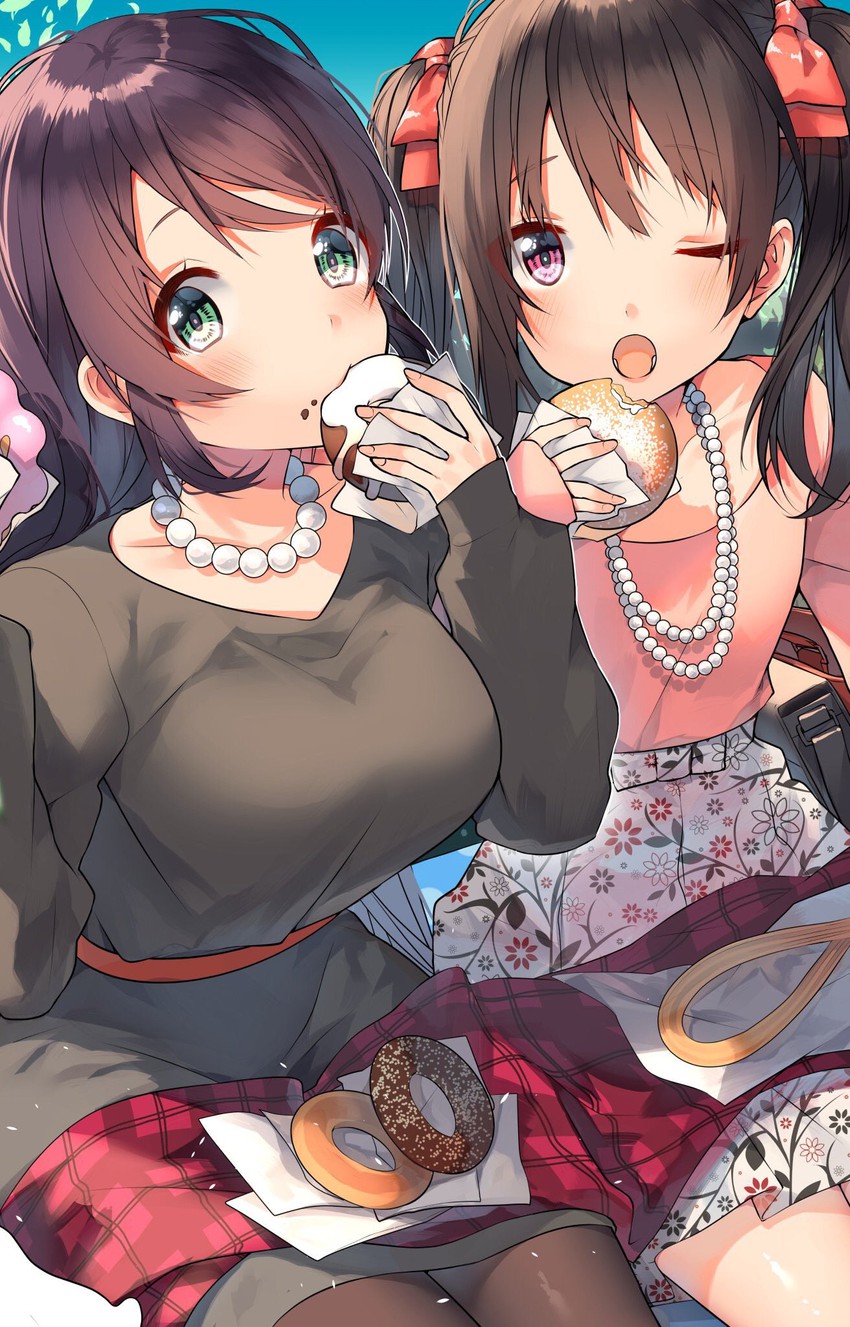 tojo nozomi and yazawa nico (love live! and 1 more) drawn by itohana