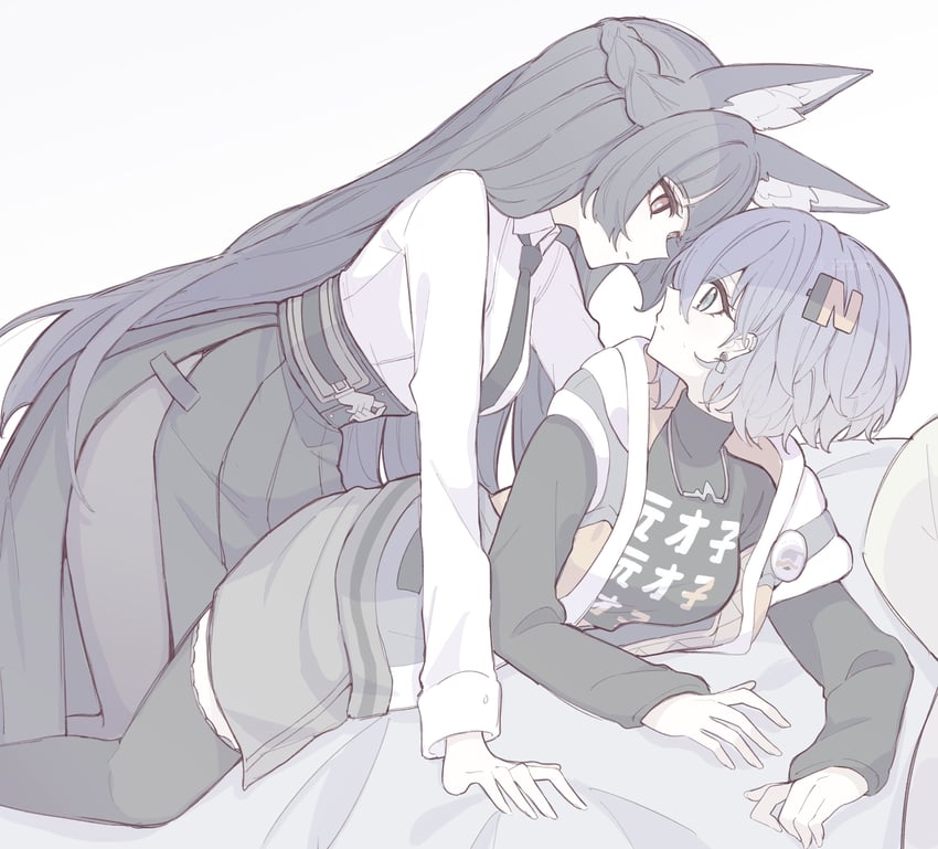 hoshimi miyabi and belle (zenless zone zero) drawn by zzzii0