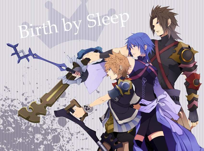 aqua, ventus, and terra (kingdom hearts and 1 more) drawn by takashi_(huzakenna)