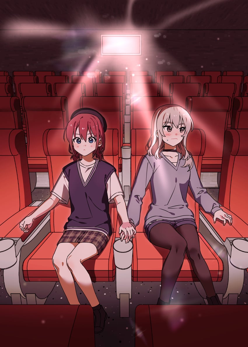 iseri nina and kawaragi momoka (girls band cry) drawn by habsida_(habsida_hpy)