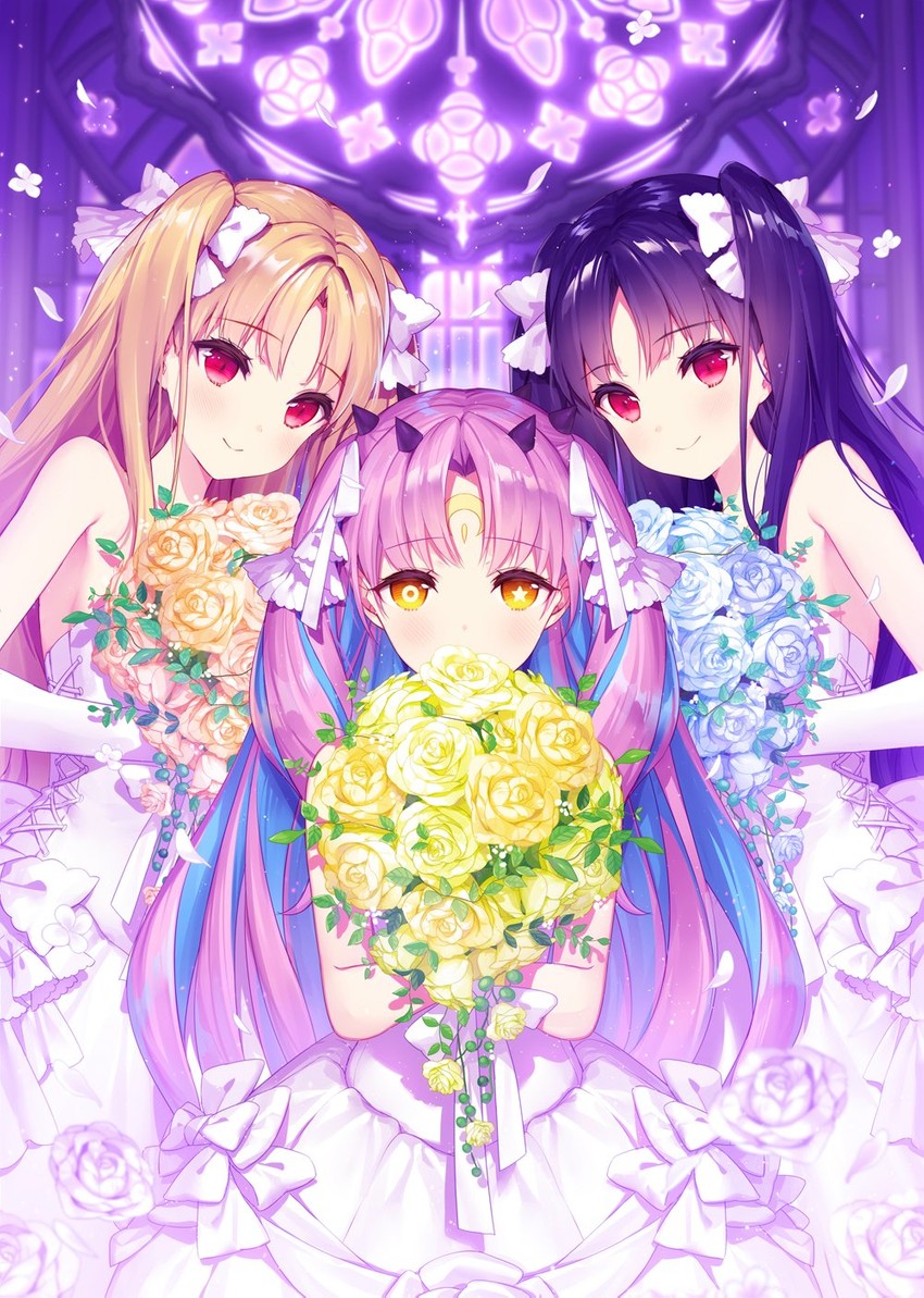 ereshkigal, ishtar, and space ishtar (fate and 2 more) drawn by patori