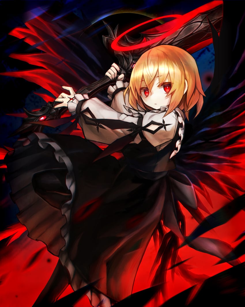 rumia and ex-rumia (touhou) drawn by spark621