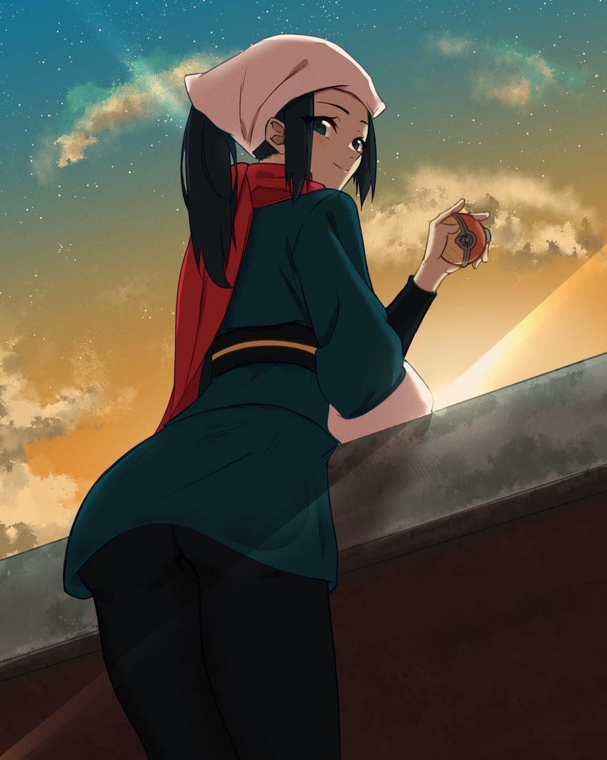 akari (pokemon and 1 more) drawn by brian_(delknoder)