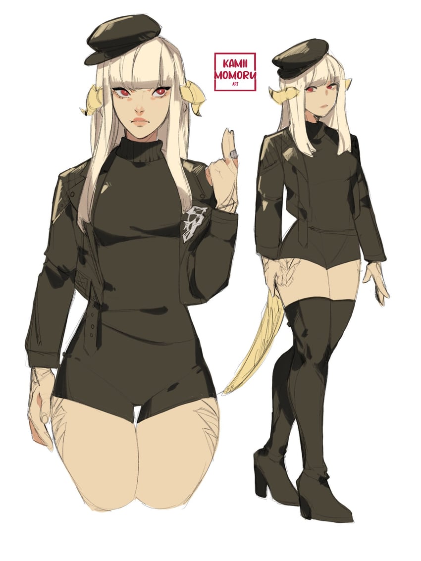 warrior of light and summoner (final fantasy and 1 more) drawn by kamii_momoru