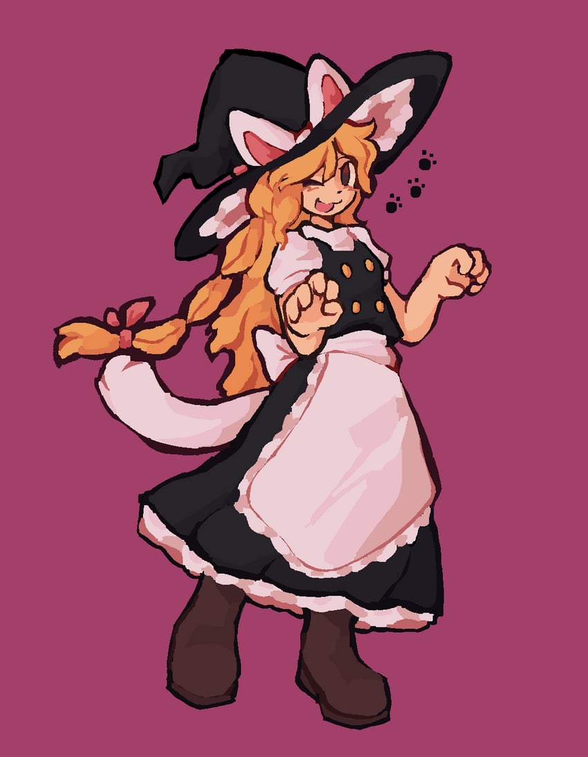kirisame marisa (touhou and 1 more) drawn by gzpxllztt