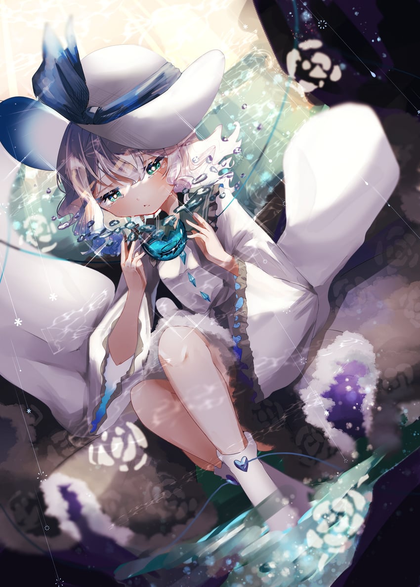 komeiji koishi (touhou and 1 more) drawn by fura_(wind_rahu)