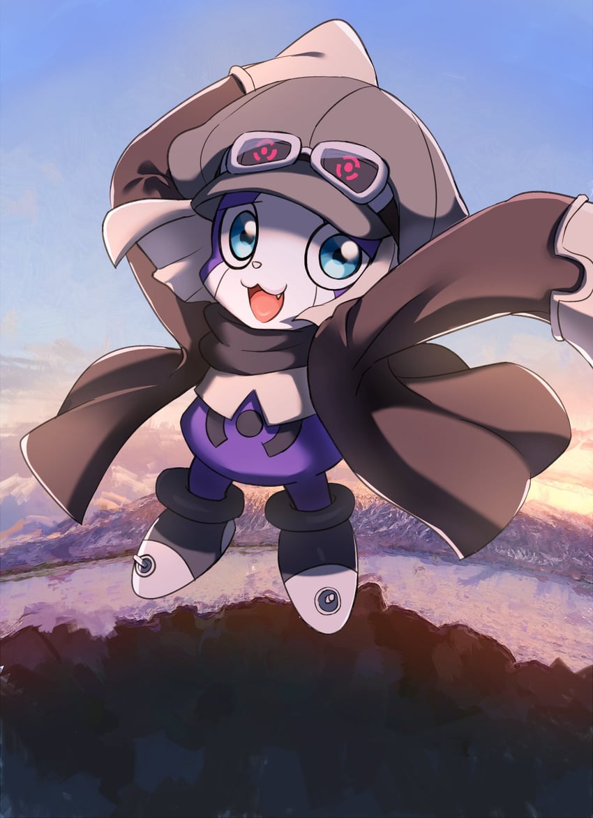 offmon (digimon and 1 more) drawn by ulen_(asin)