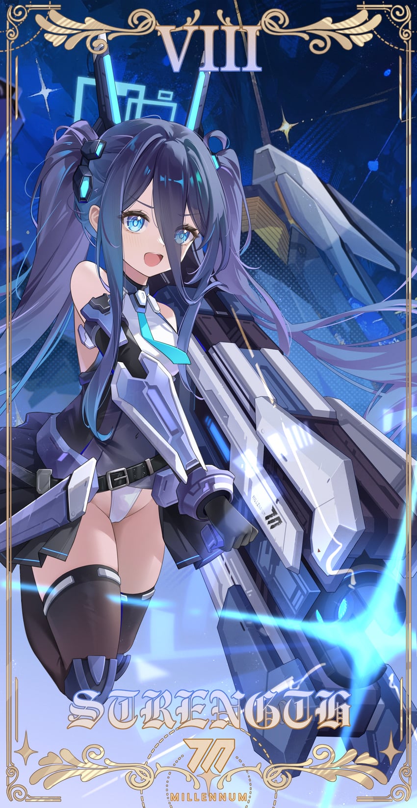 aris (blue archive) drawn by yangyu_tudou_vv