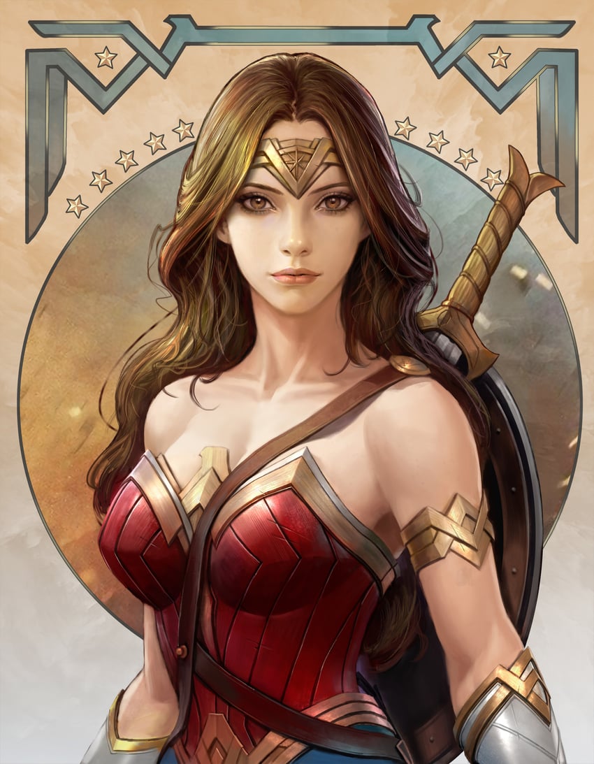 wonder woman (dc comics and 2 more) drawn by kim_sung_hwan