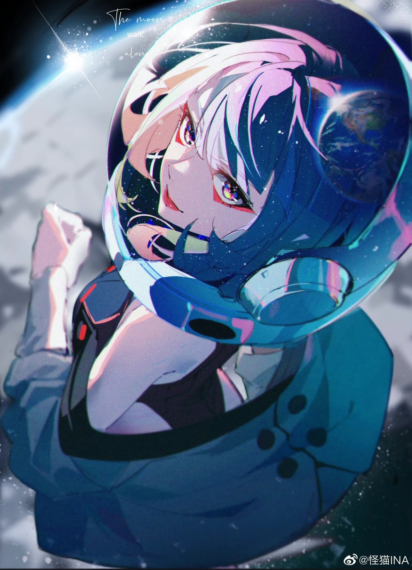 lucy (cyberpunk and 1 more) drawn by bakeneko_ina