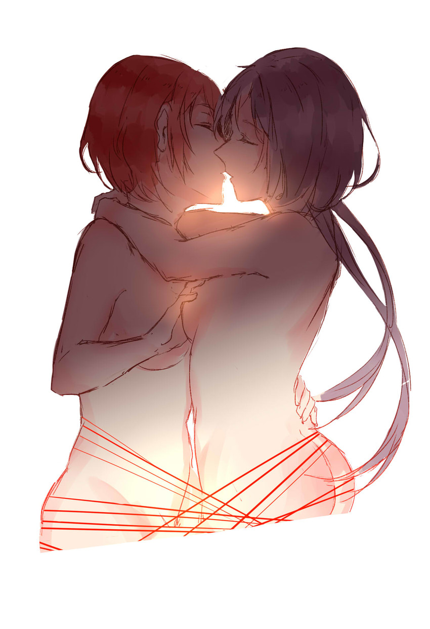 horikawa raiko and tsukumo benben (touhou) drawn by kagari6496