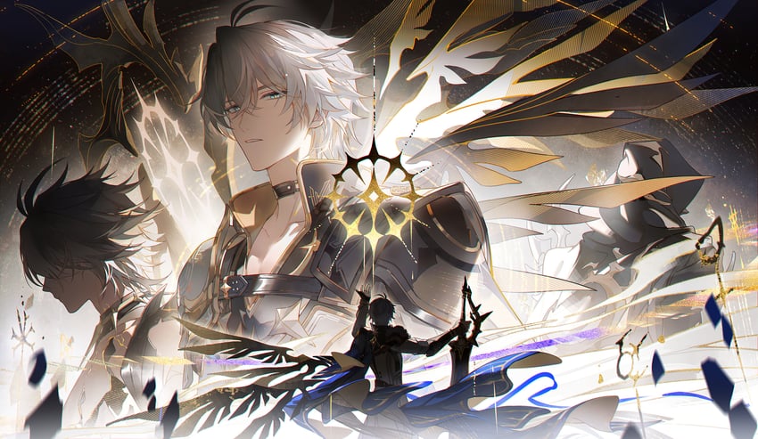 phainon and flame reaver of the deepest dark (honkai and 1 more) drawn by lieshang773