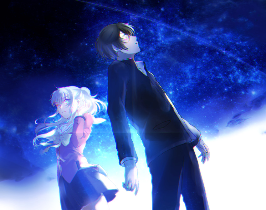 tomori nao and otosaka yuu (charlotte) drawn by tome_(harudome)