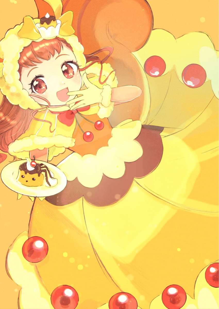 arisugawa himari and cure custard (precure and 1 more) drawn by oyomidtarumi