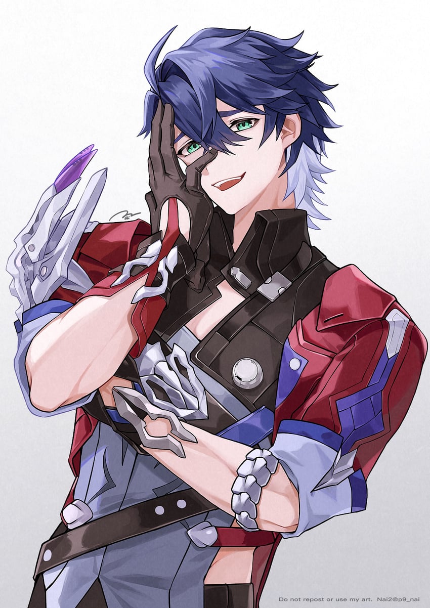 sampo koski (honkai and 1 more) drawn by p9_nai