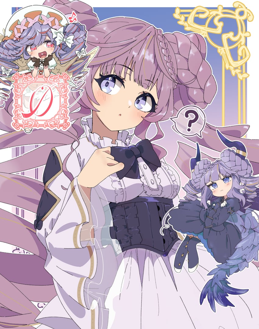 selettrice vaalmonica, dimonno vaalmonica, and angello vaalmonica (yu-gi-oh!) drawn by urasuka