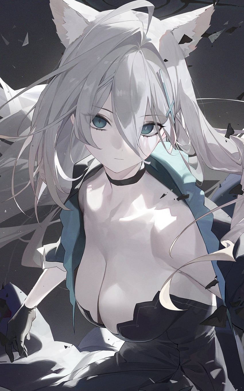 shiroko and shiroko terror (blue archive) drawn by modare