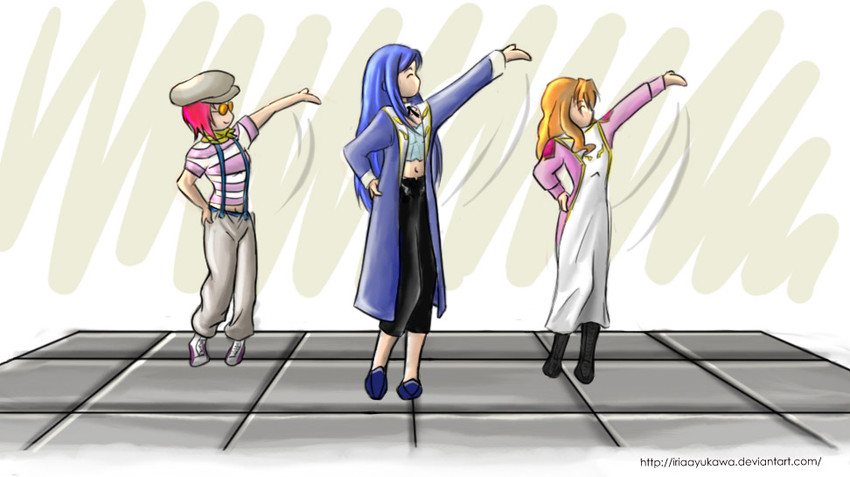 shizuru viola, natsuki kruger, and juliet nao zhang (suzumiya haruhi no yuuutsu and 1 more)