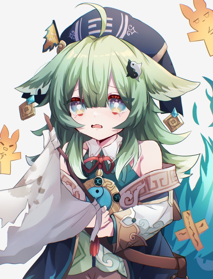 huohuo and tail (honkai and 1 more) drawn by komiya_shuu