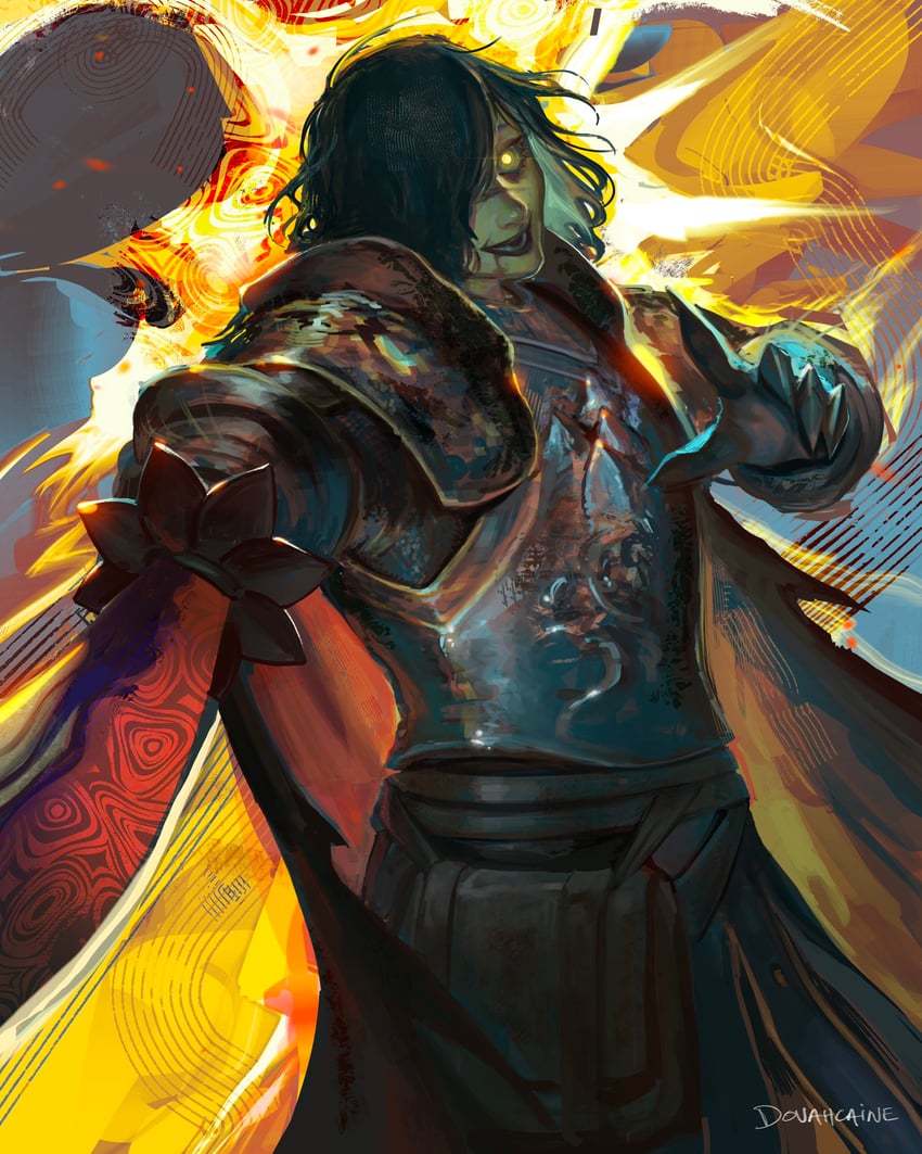 tarnished, lord of the frenzied flame, and pidge (elden ring) drawn by dovahcaine