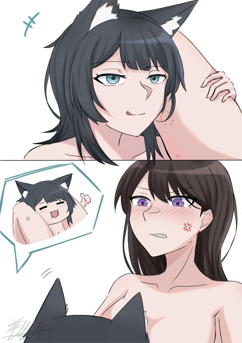 shiina taki and yahata umiri (bang dream! and 1 more) drawn by washiemma1