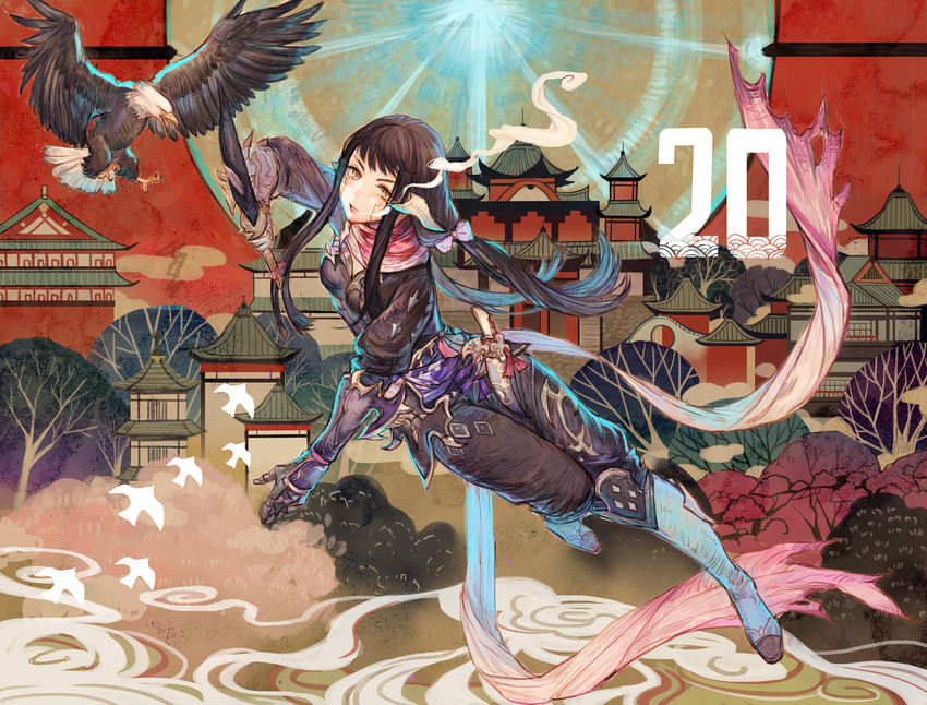 yugiri mistwalker (final fantasy and 1 more) drawn by rosette_(yankaixuan)