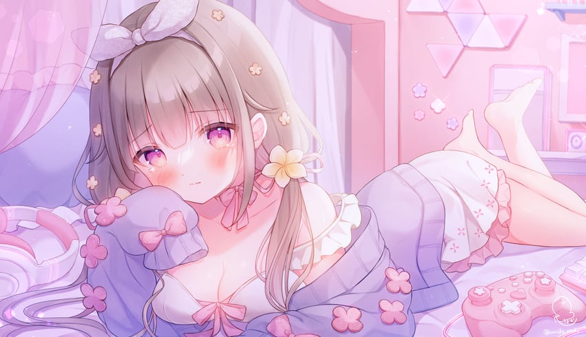 hanakumo rin (propro production) drawn by omochi_monaka