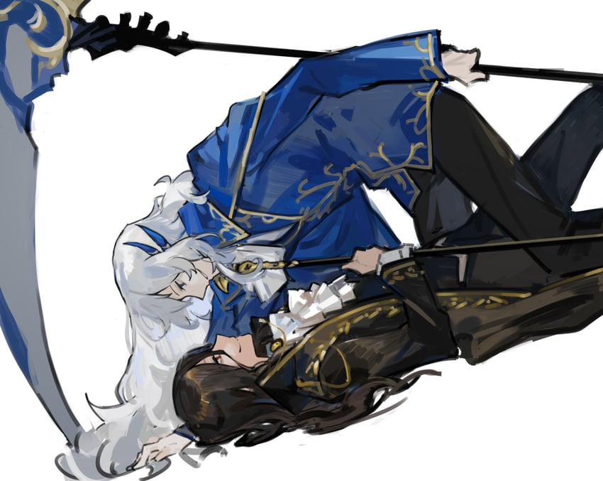 argalia and dias (project moon and 2 more) drawn by nishikujic